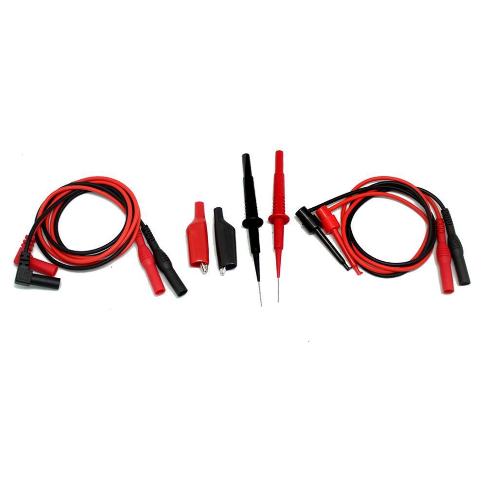 Needle tip test lead mini-hooks alligator clips PVC extensions TLP20155