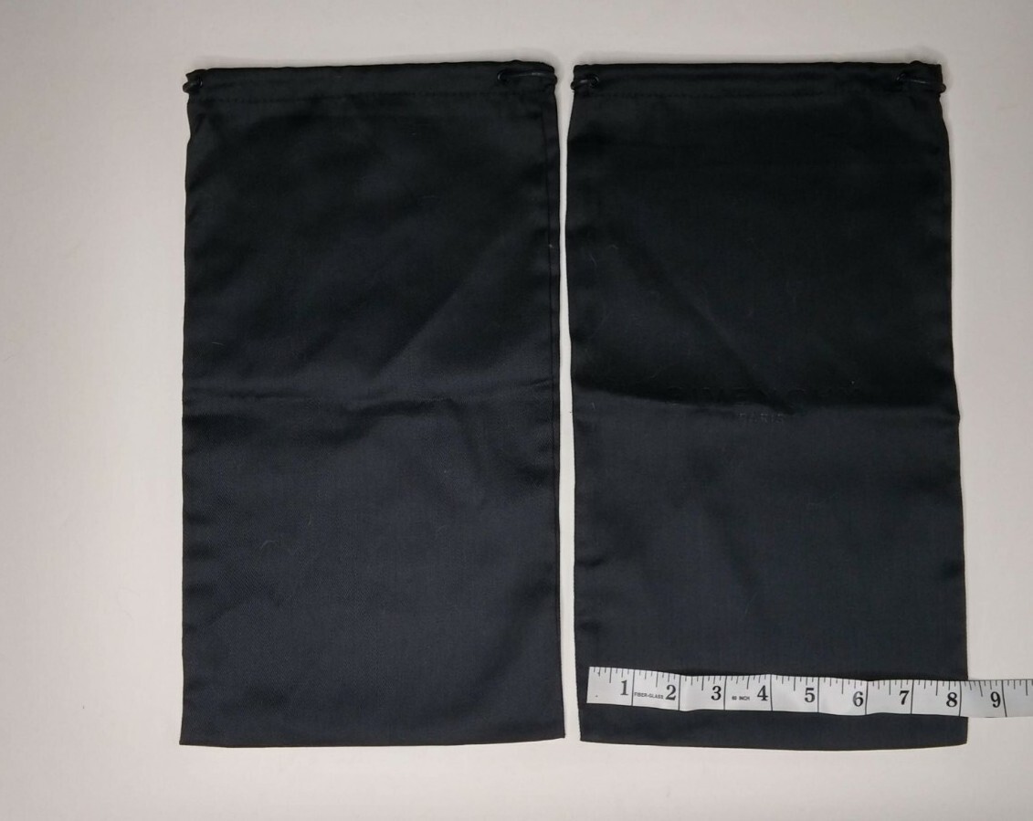 GIVENCHY PAIR OF SHOE OR HANDBAG DUST BAG BLACK 15" X 8.25"