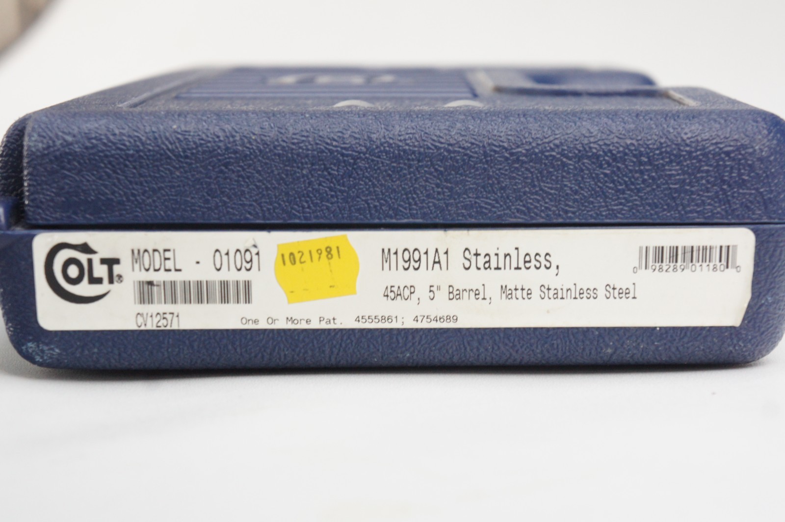 Colt M1191A1 Stainless Factory Case