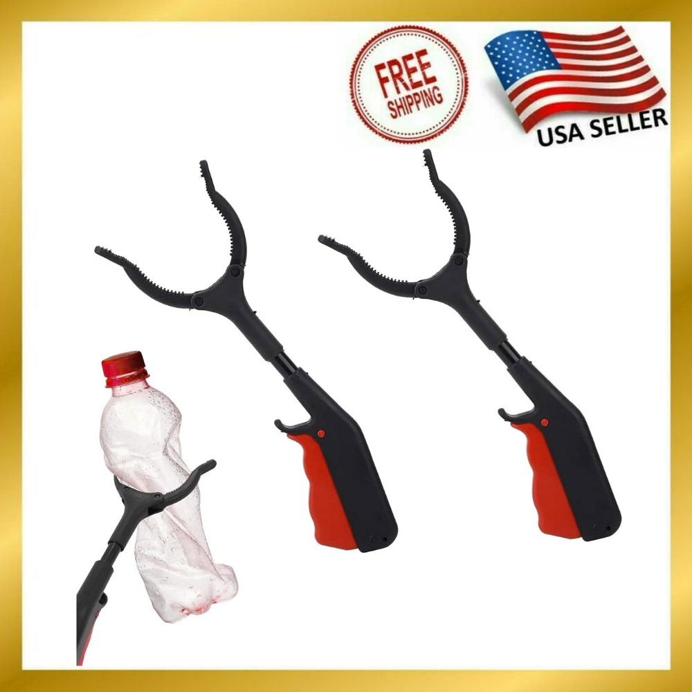 Short Grabber Reacher Tool 2 PCS,Small Tools Non-Slip...