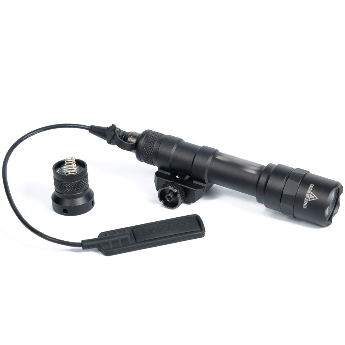Tactical M600B LED Weapon Light Hunting Flashlight with Remote Switch + Tail Cap