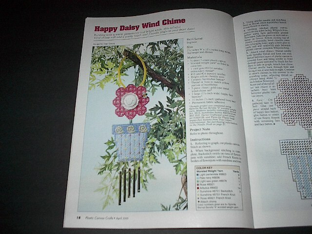 Plastic Canvas Crafts Magazine April 2000 ~ 17 Awesome Plastic Canvas Projects