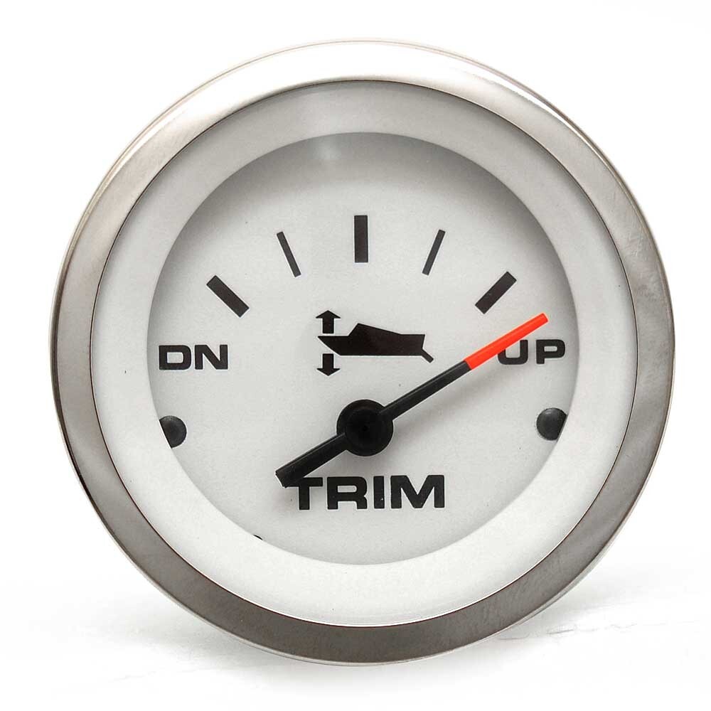 Teleflex Boat Trim Gauge 59657 | Lido Series 2 Inch Mercury