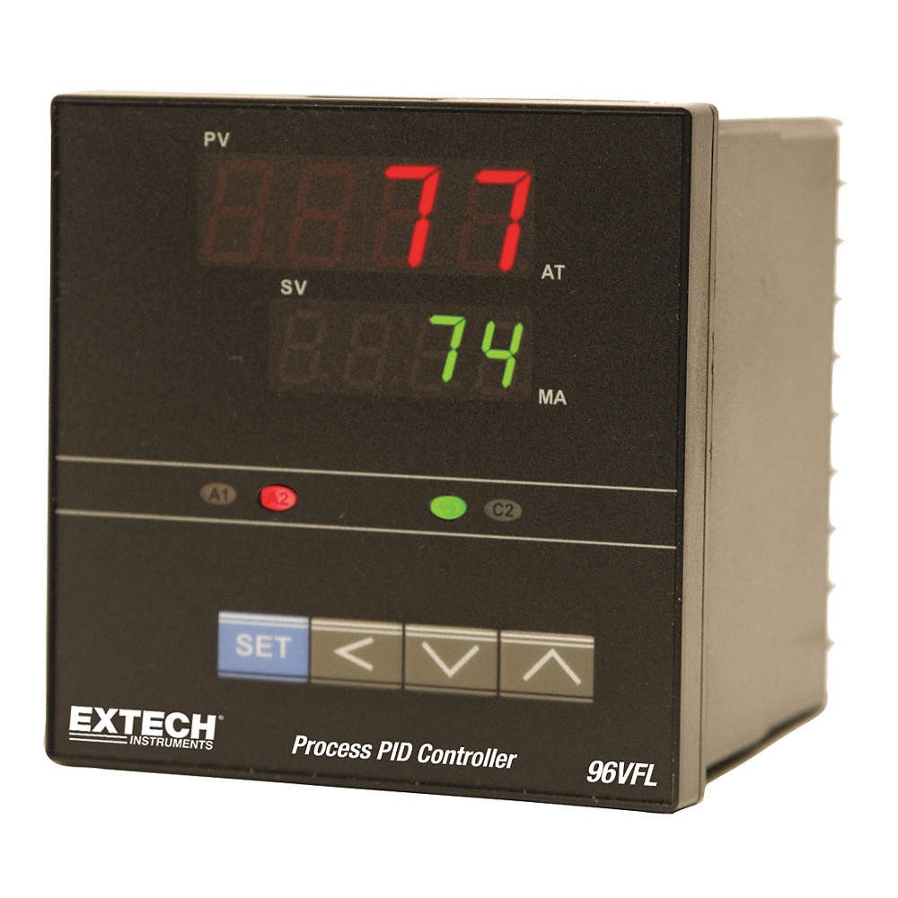 EXTECH 96VFL13 Temperature PID Cntrllr,1/4 DIN,4-20mA 15E603