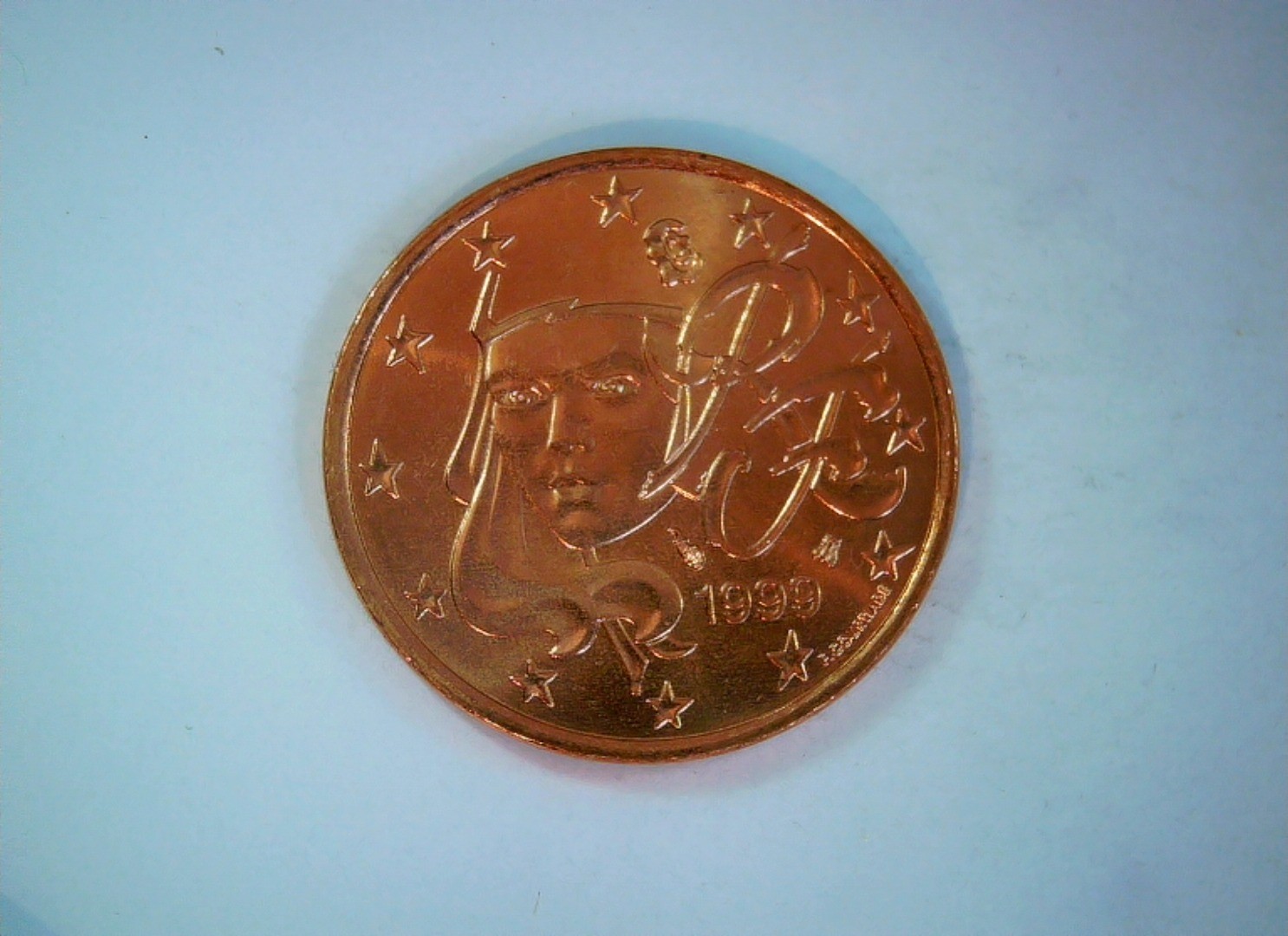 France 1999 5 Euro Cent Euro cent (French Marianne obverse) Coin