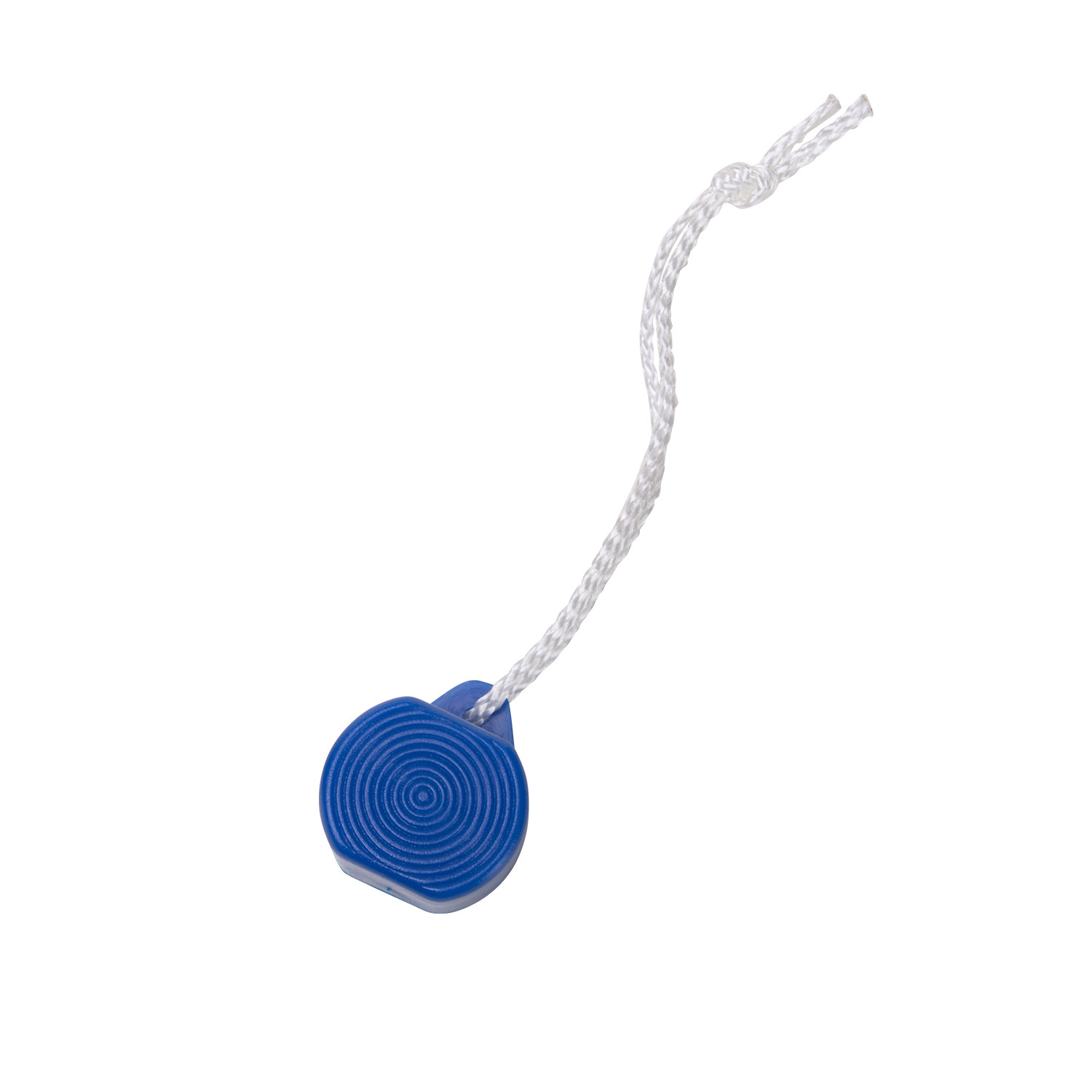 IST Plastic Yoke Tank Valve Dust Cover with Retainer Cord - Blue