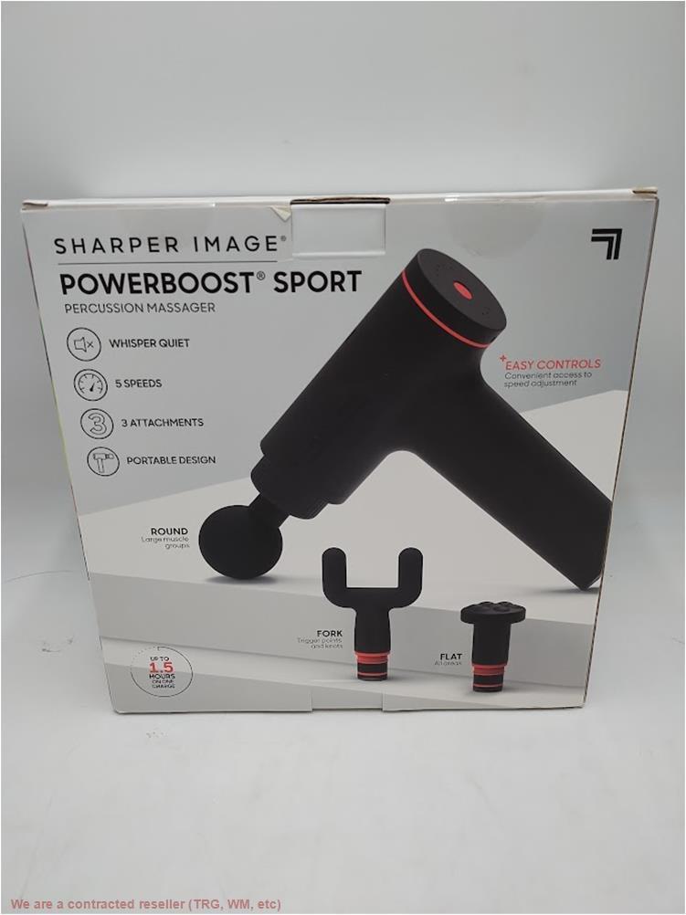 Sharper Image Powerboost Sport Percussion Handheld Massager