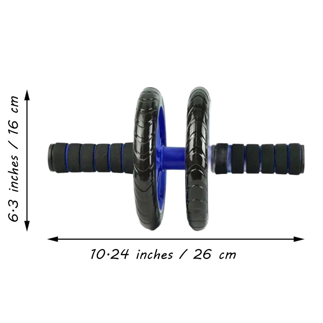Abdominal Roller Wheels Ab Trainer with Knee Pad Core Workout Exercise Muscle...