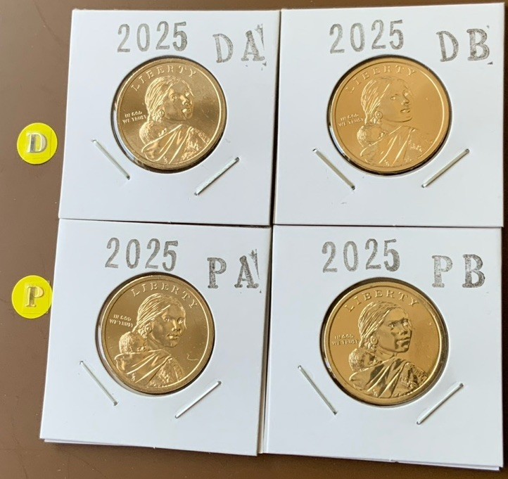 2025 P&D POS. A&B Sacagawea [4]$1 Coin MARY KAWENA PUKUI  Native American w.FLIP