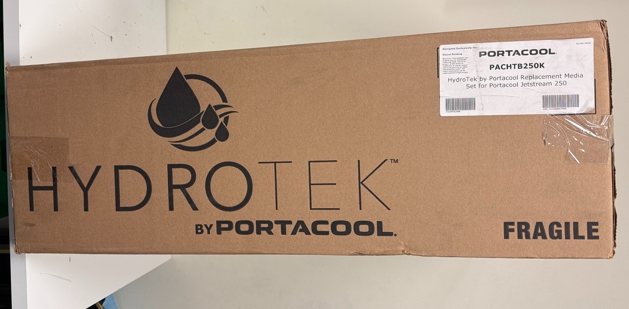 Authentic - 1 Set / 4 filters HYDROTEK by PORTACOOL PACHTB250K Replacement Media