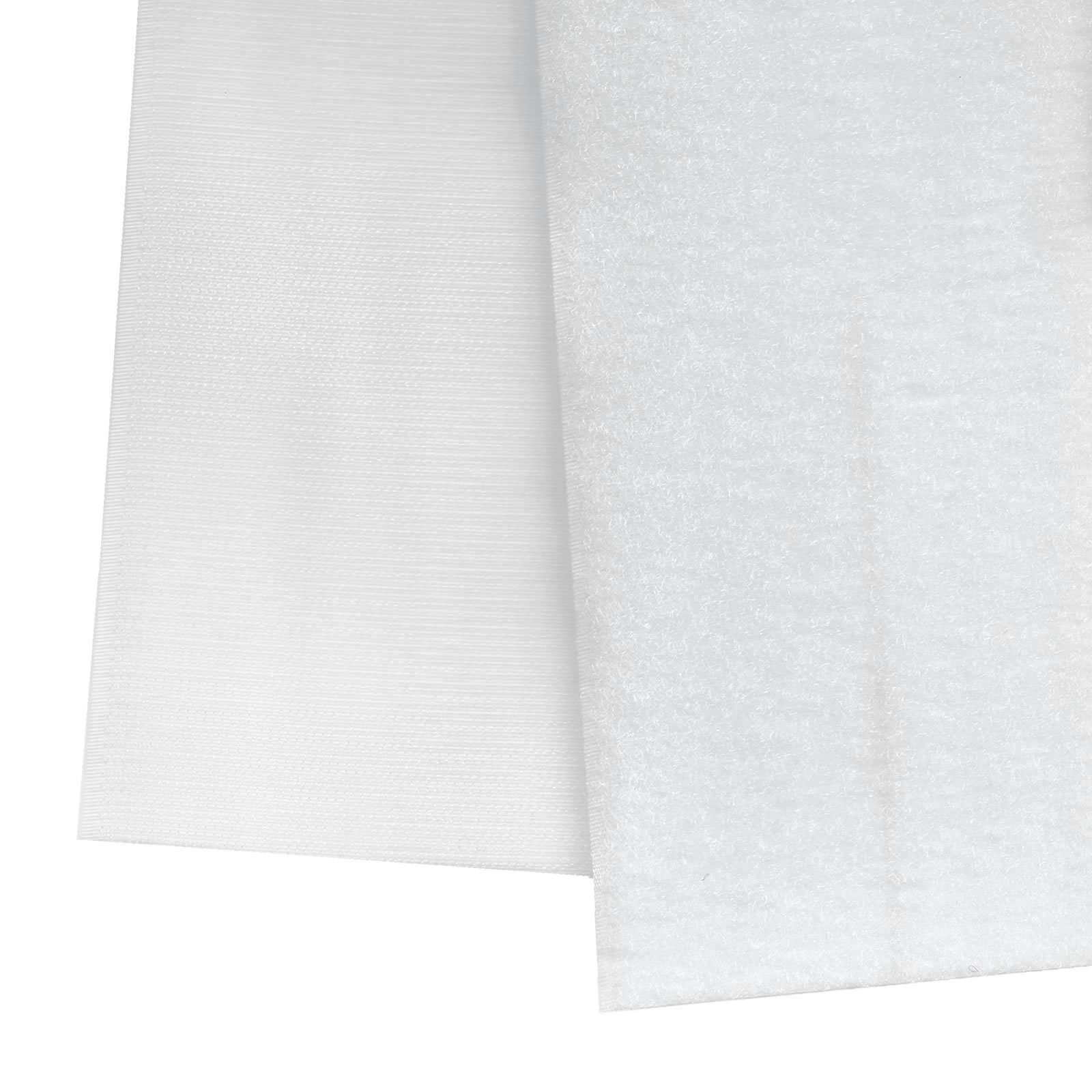 6" Inch Wide x 6 Feet WHITE Sew on Hook & Loop Tape Set ~ FREE SHIPPING FROM USA