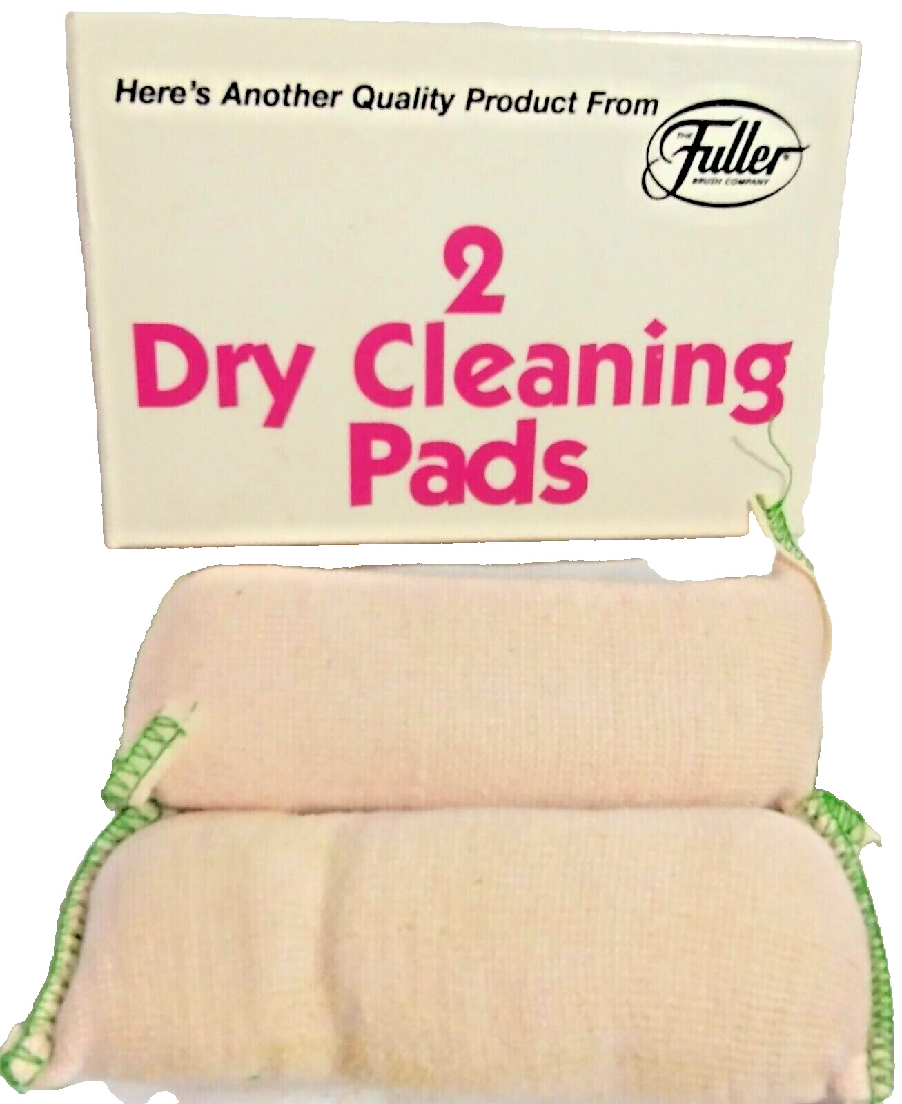 Vintage Fuller Brush Company Dry Cleaning Pads Box of 2 Old Stock