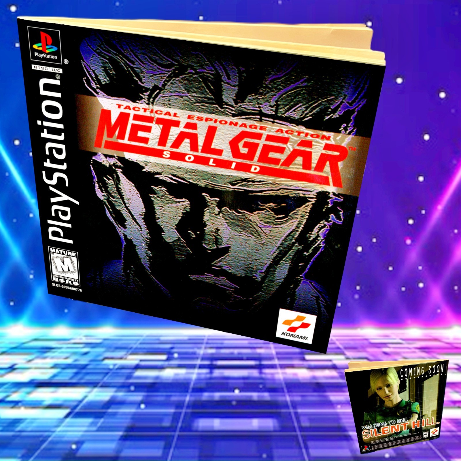 Replacement Manual for - Metal Gear Solid - Sony PS1 Instruction Booklet