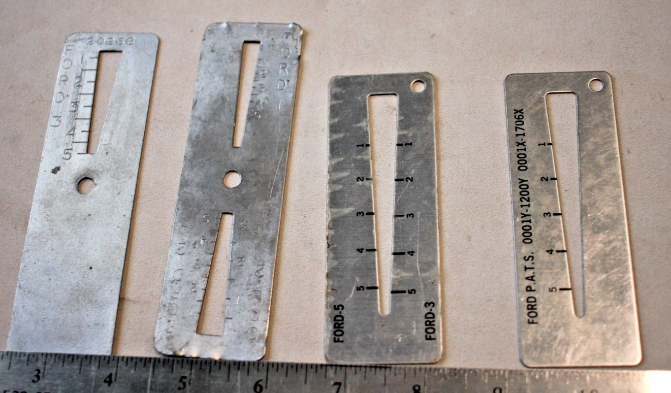 LOT OF 4 ASSORTED Curtis Key Gauge Decoders FOR FORD CAPRI PATS XLR COU DM3 DM4