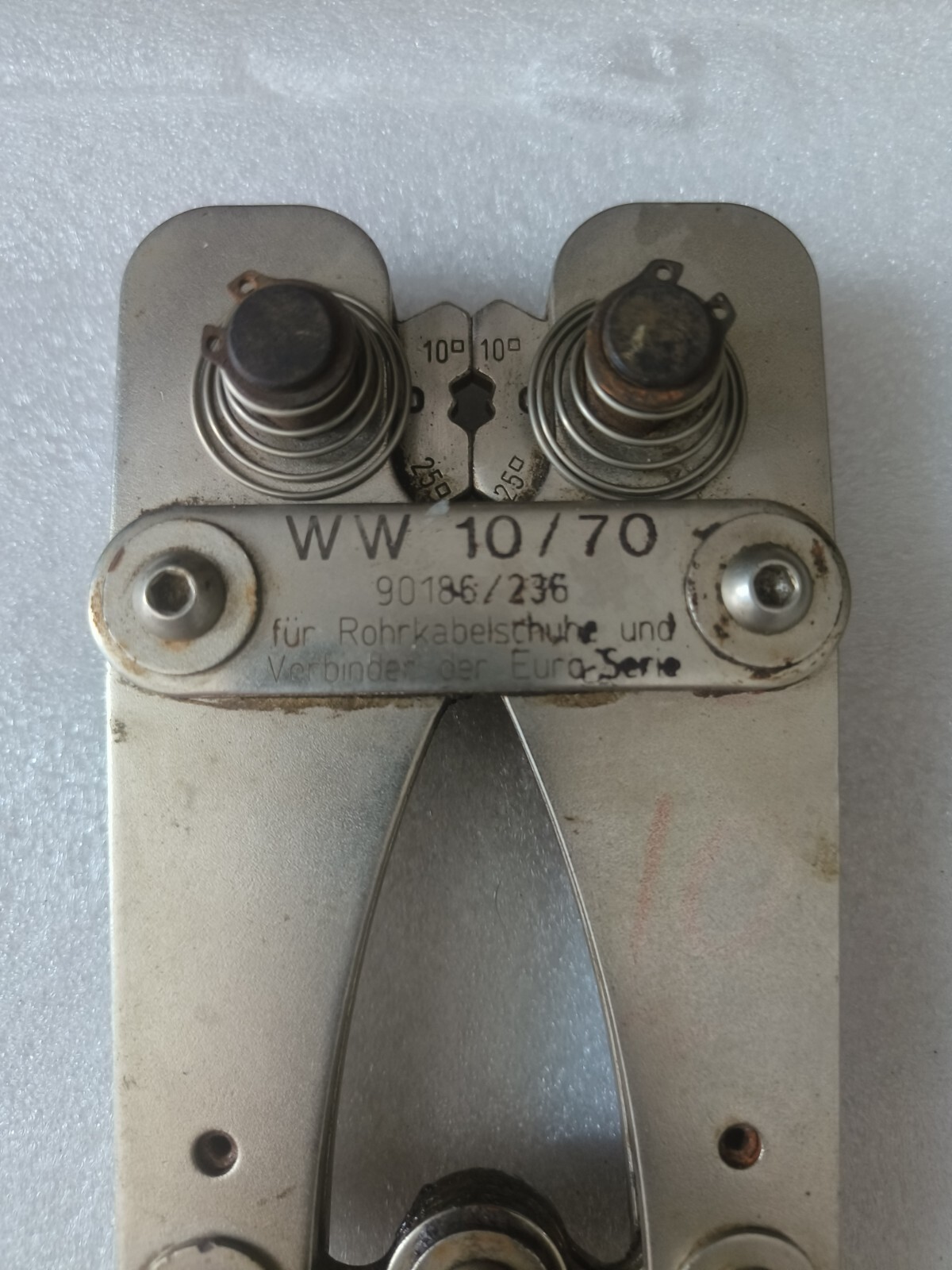 WEITKOWITZ CABLE LUG PRESS TECNOLOGY WW 10/70 Crimping tools