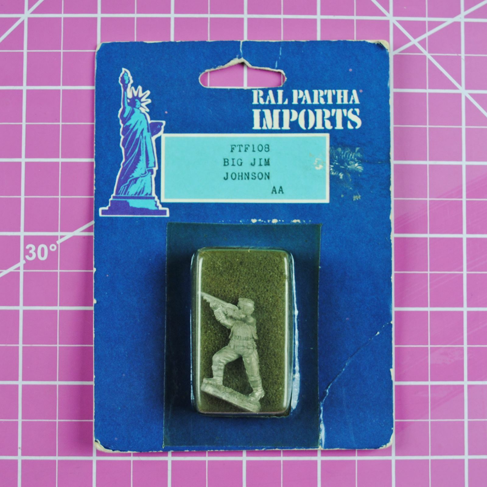 Ral Partha / Citadel Fantasy Tribe Fighter "Big Jim Johnson" OOP Warhammer AD&D