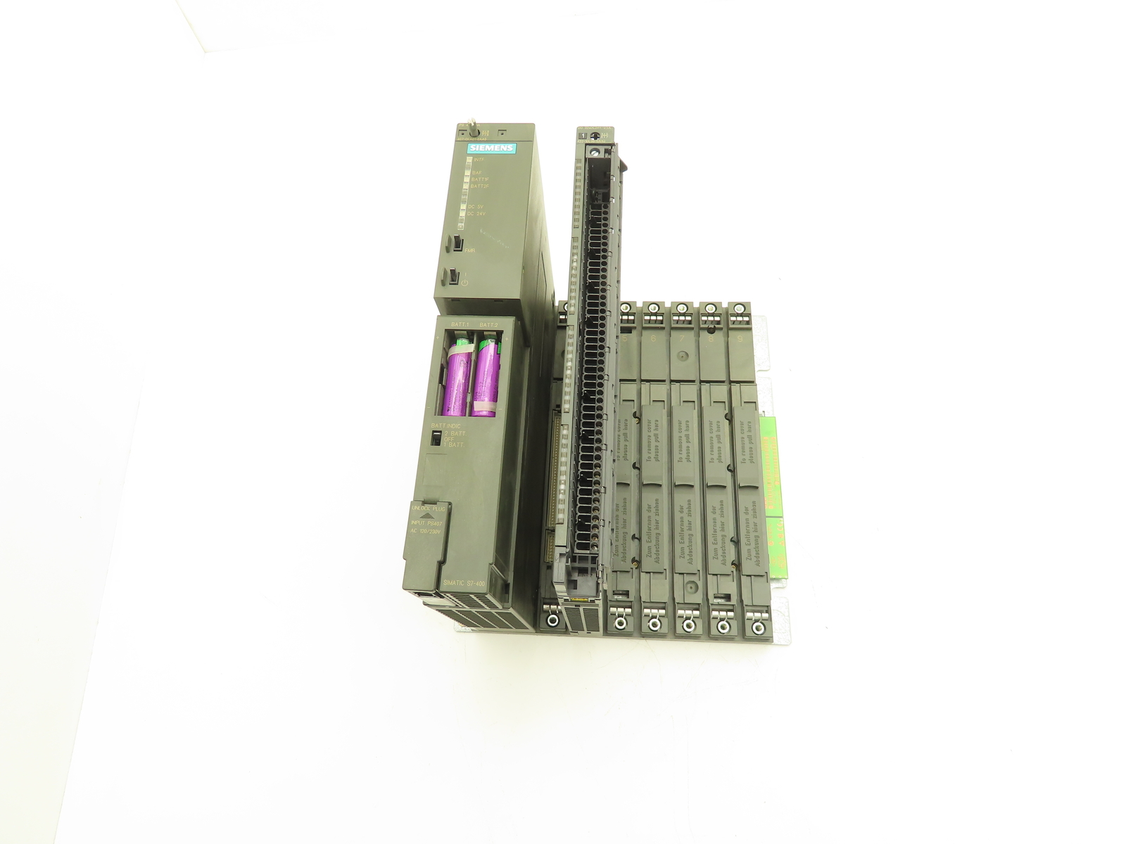 Siemens SIMATIC S7 Backplane 422-1BL00-0AA0 I/O Module Power Supply