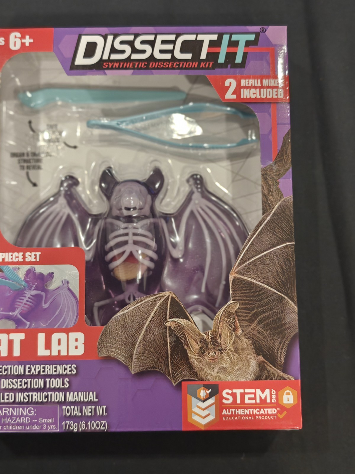 Dissect-It: Bat Lab Synthetic Dissection Kit, Kids Ages 6+