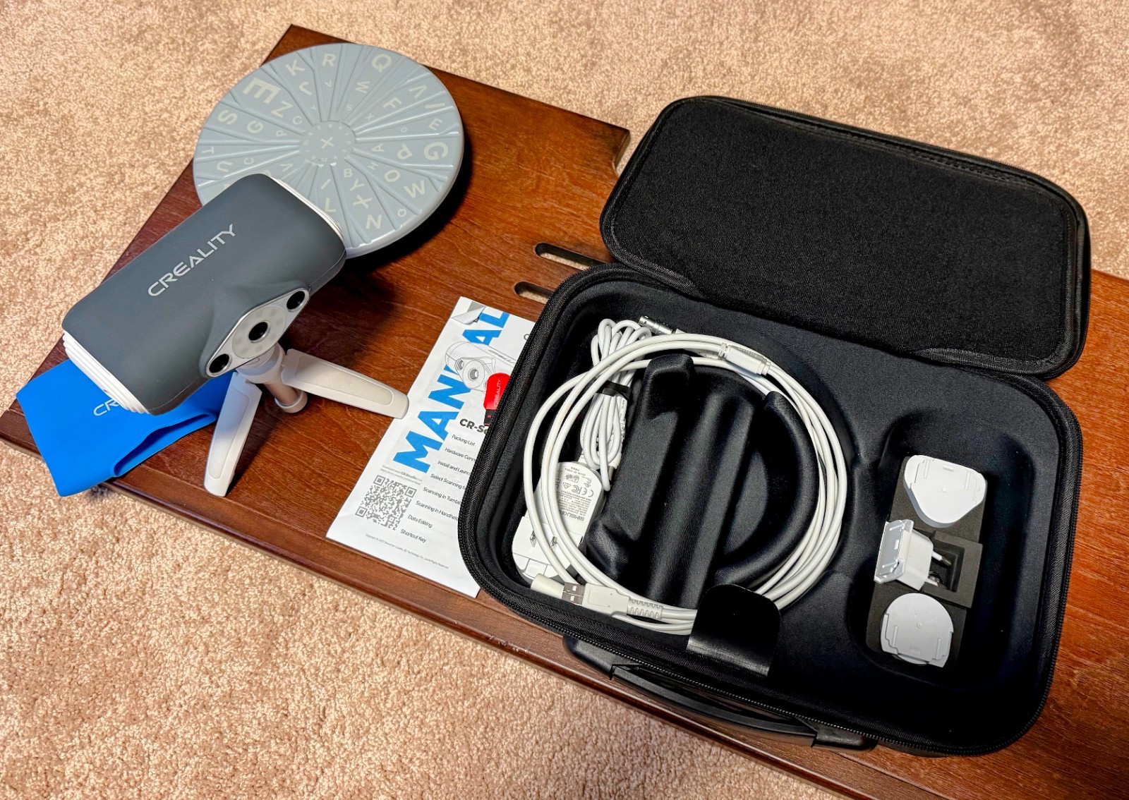 Creality CR Scan Lizard 3D Scanner with Turntable Case Power Supply