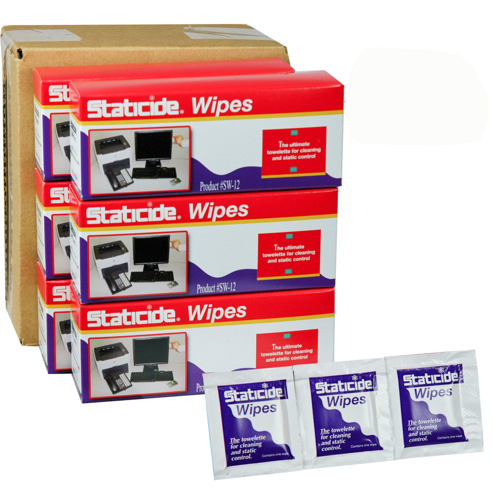 Kodak Scanner Cleaning Wipes 896-5519, Carton of 6 Bx With 24 Wipes In Each Bx