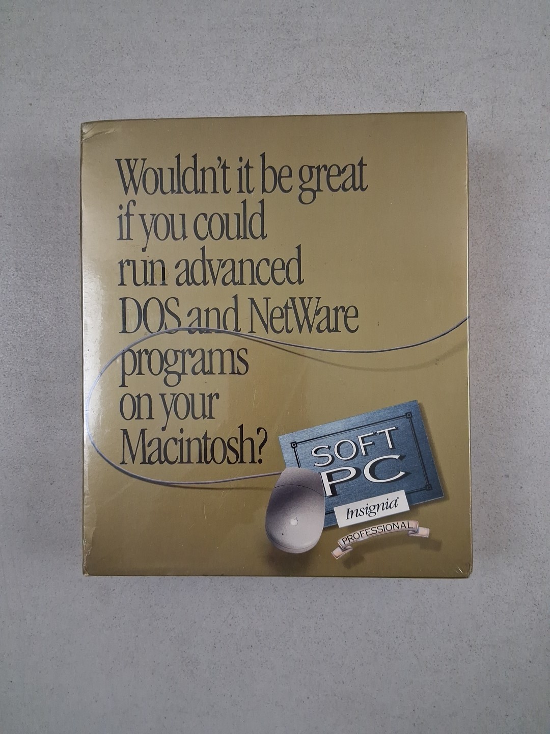 Soft PC Insignia Pro 3.1 Windows / run DOS OS Vintage Apple Power Mac Rare Retro