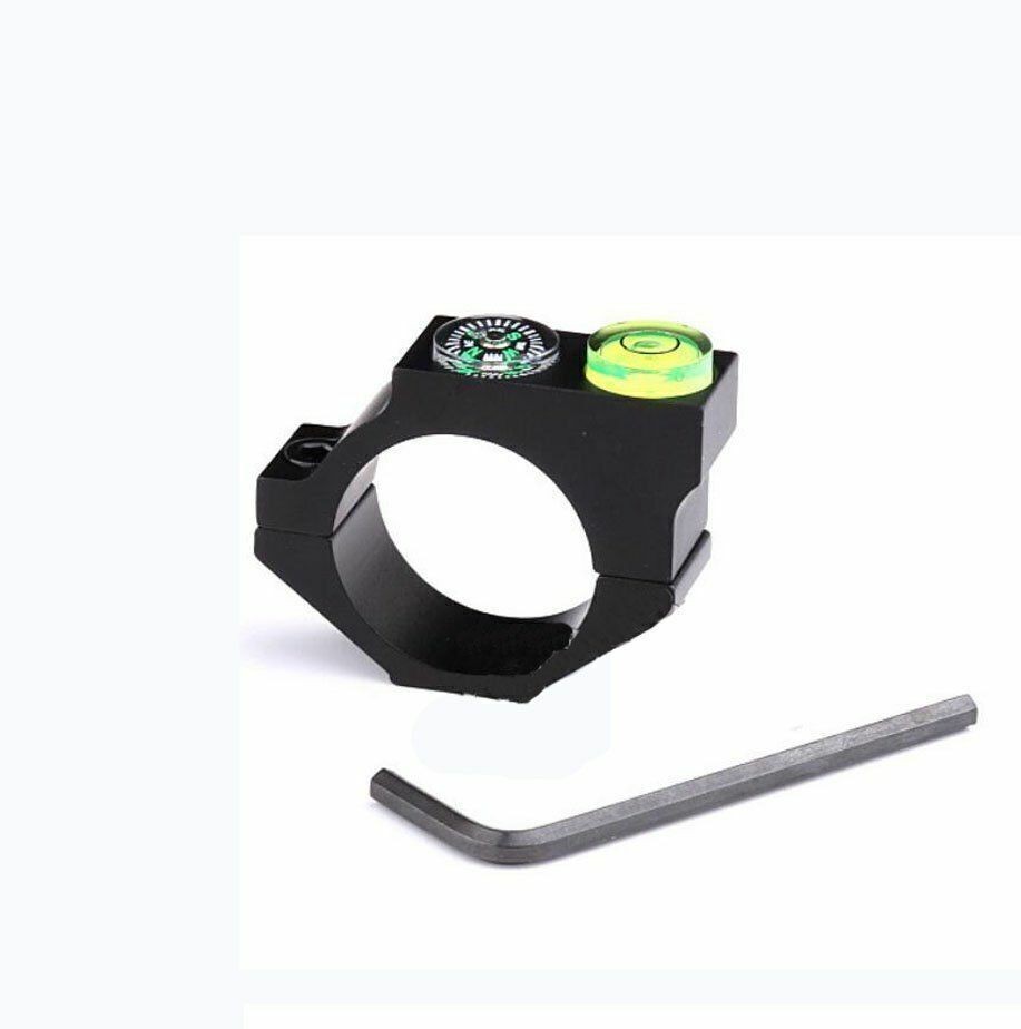 1PCS Anti Cant 25.4/30mm Bubble Level Device ACD Mount Ring w Compass for Scope