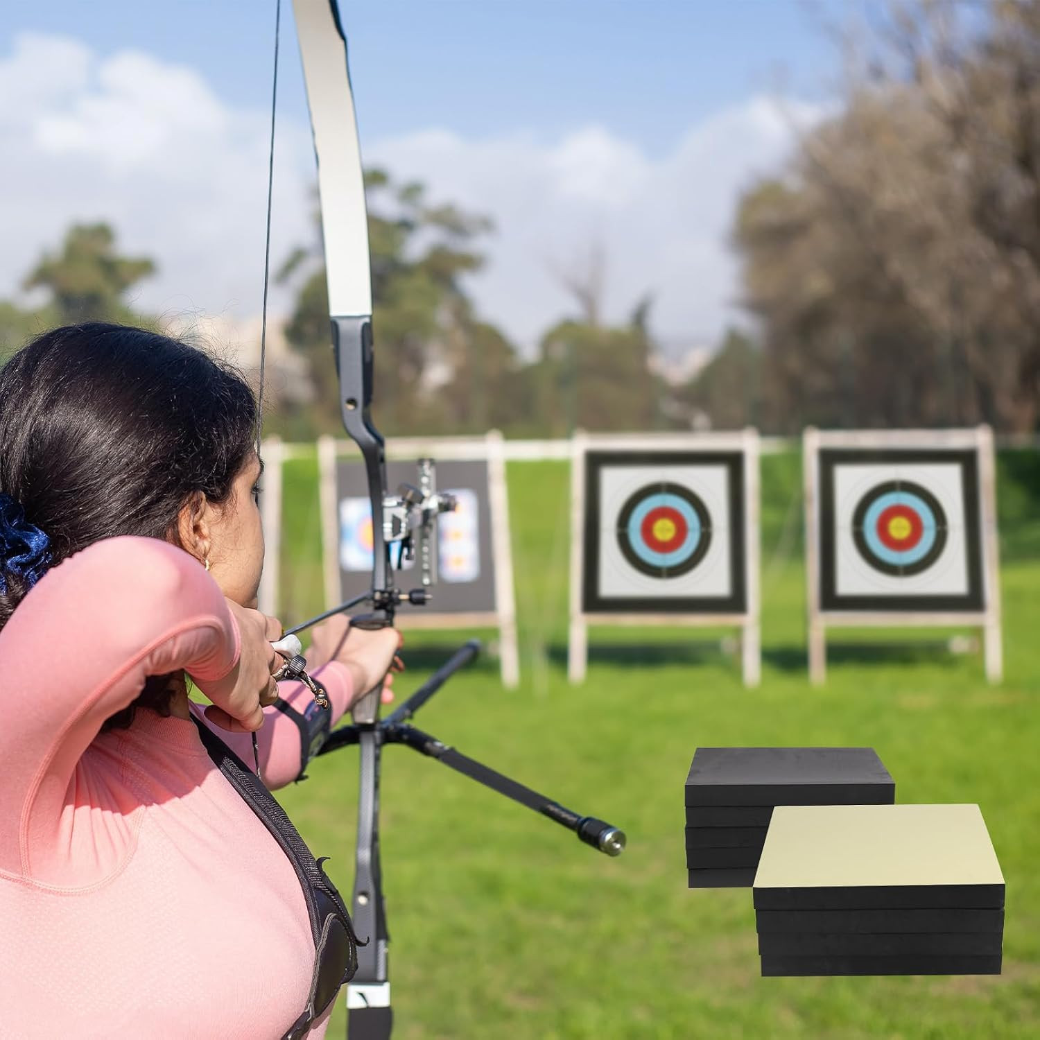 EVA Foam Archery Target for Bows up to 50 Lbs - Durable Backyard Practice