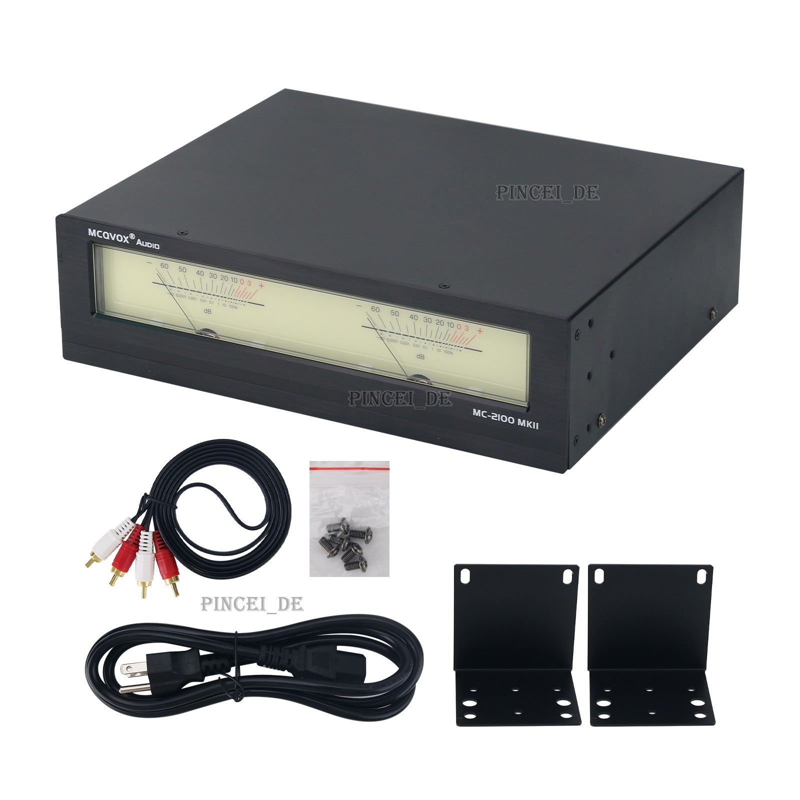 MC-2100 MKII HiFi Power Amplifier VU Meter High End Music Display Audio Amp