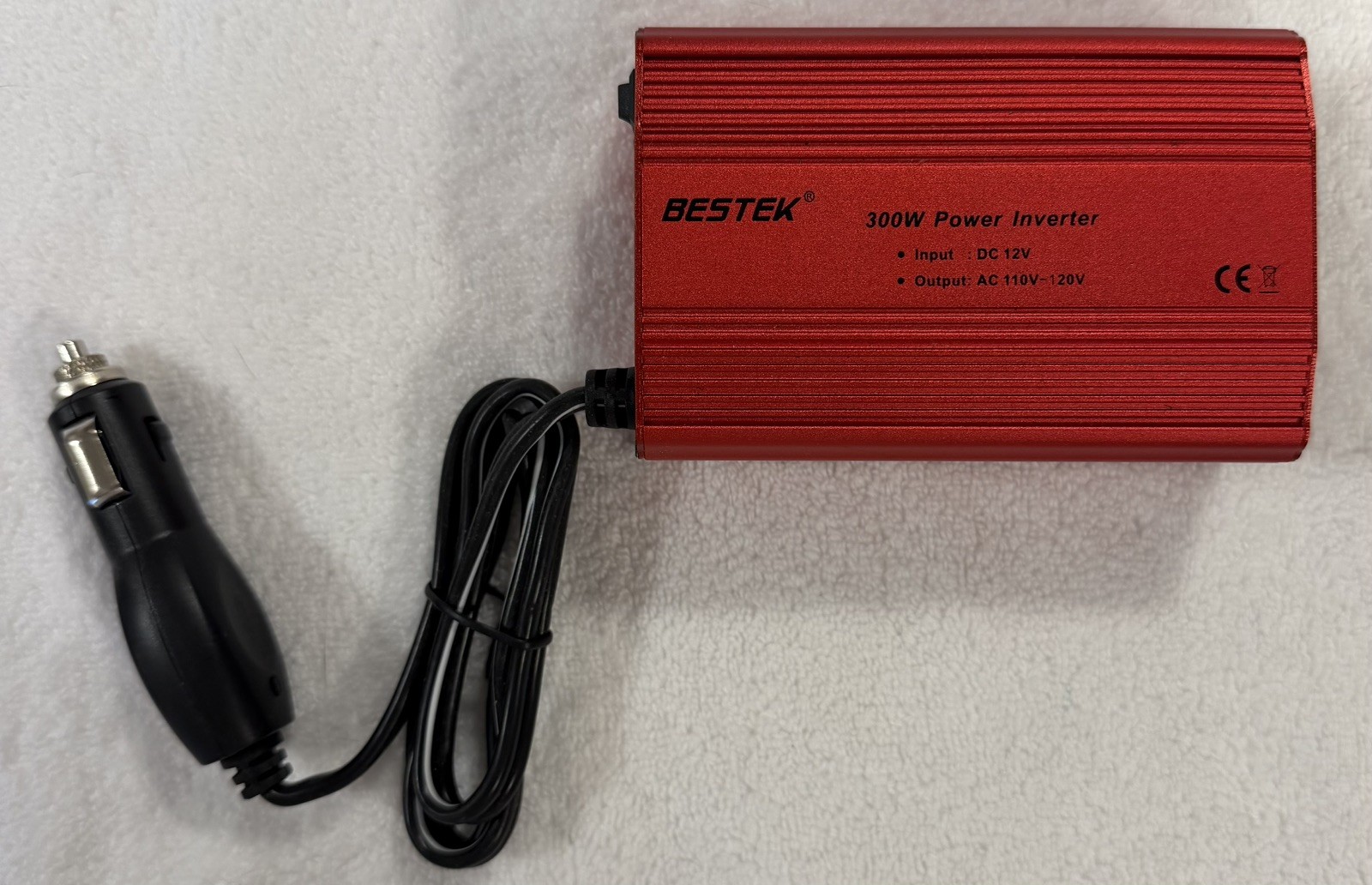 BESTEK 300W Car Power Inverter DC 12V to 110V AC Dual USB Fast Charge New