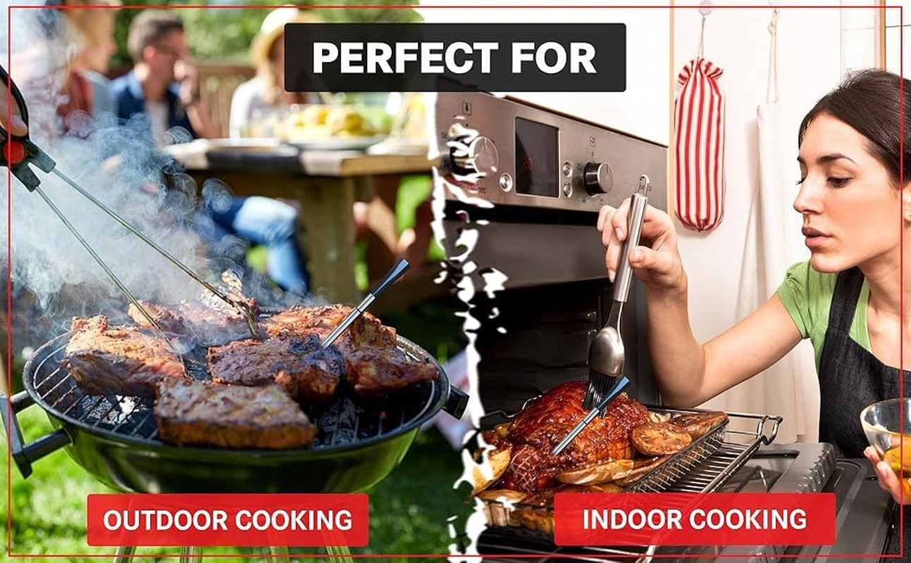 Wireless Bluetooth Meat Thermometer for Grill, Smoker, BBQ, Oven – 820Ft Range,