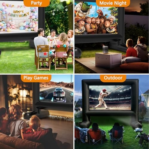 Inflatable Movie Screen 14FT Outdoor with Blower