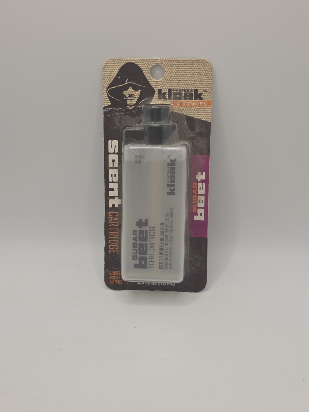Hunters Kloak Attractant Mist SCENT CARTRIDGE Sugar Beet Free Shipping