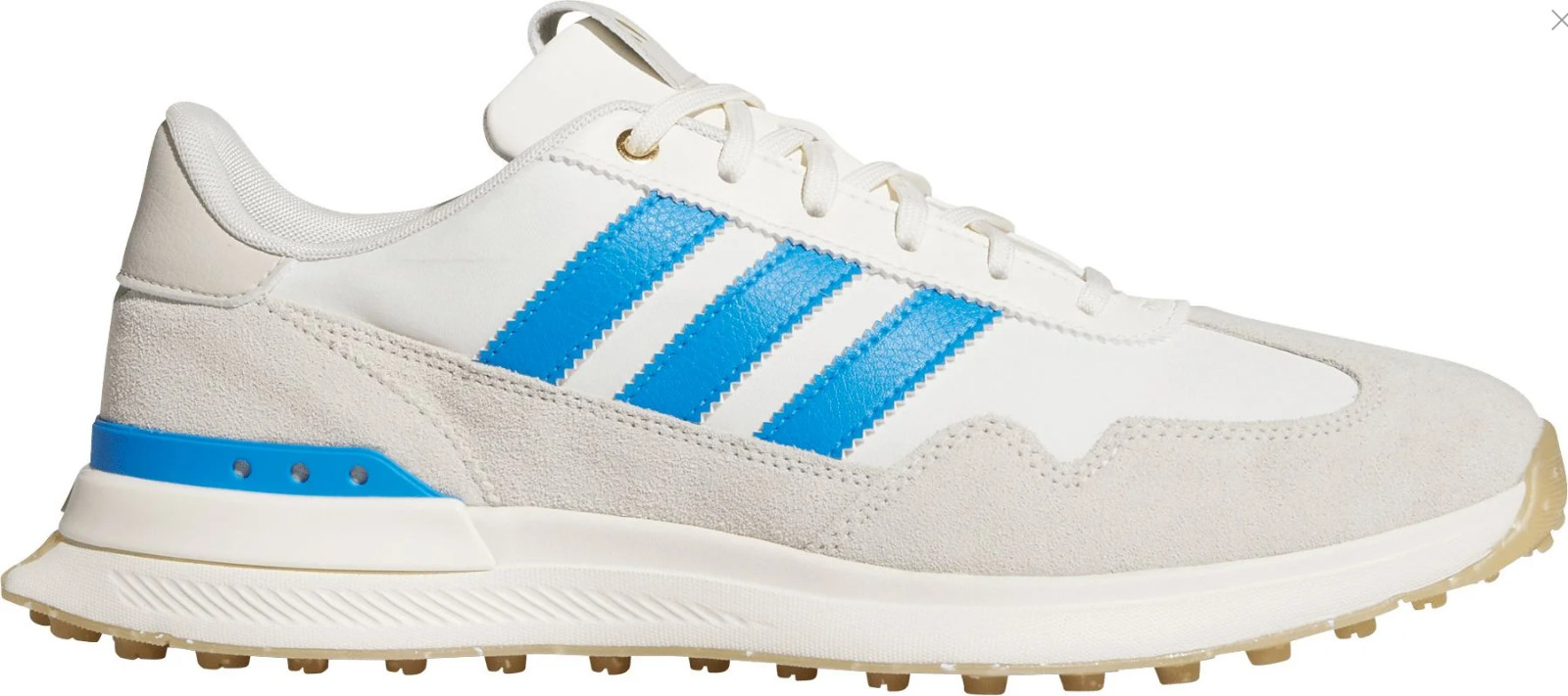 adidas S2G 26 Tex Spikeless Golf Shoes - Off White/Lucid Ray Blue/Gum 3 JR1876