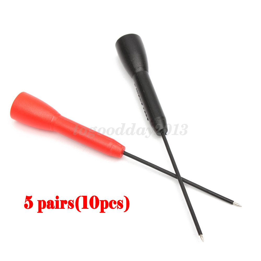 5 pairs TP88 Rigid Back Probe Pin,2'' Length Digital Clamp Meter