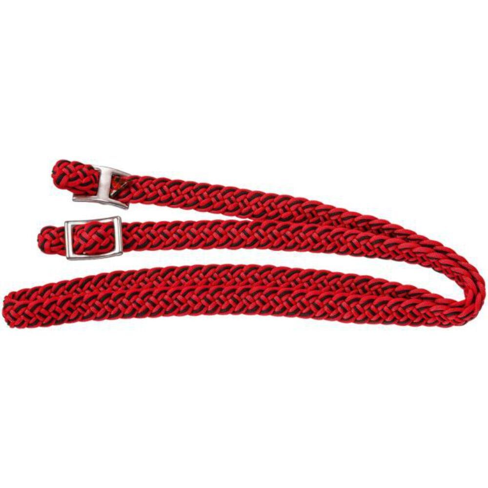 Tough-1 MINI MINIATURE HORSE BRAIDED CORD ROPING REINS w/ Conway buckle 6 COLORS