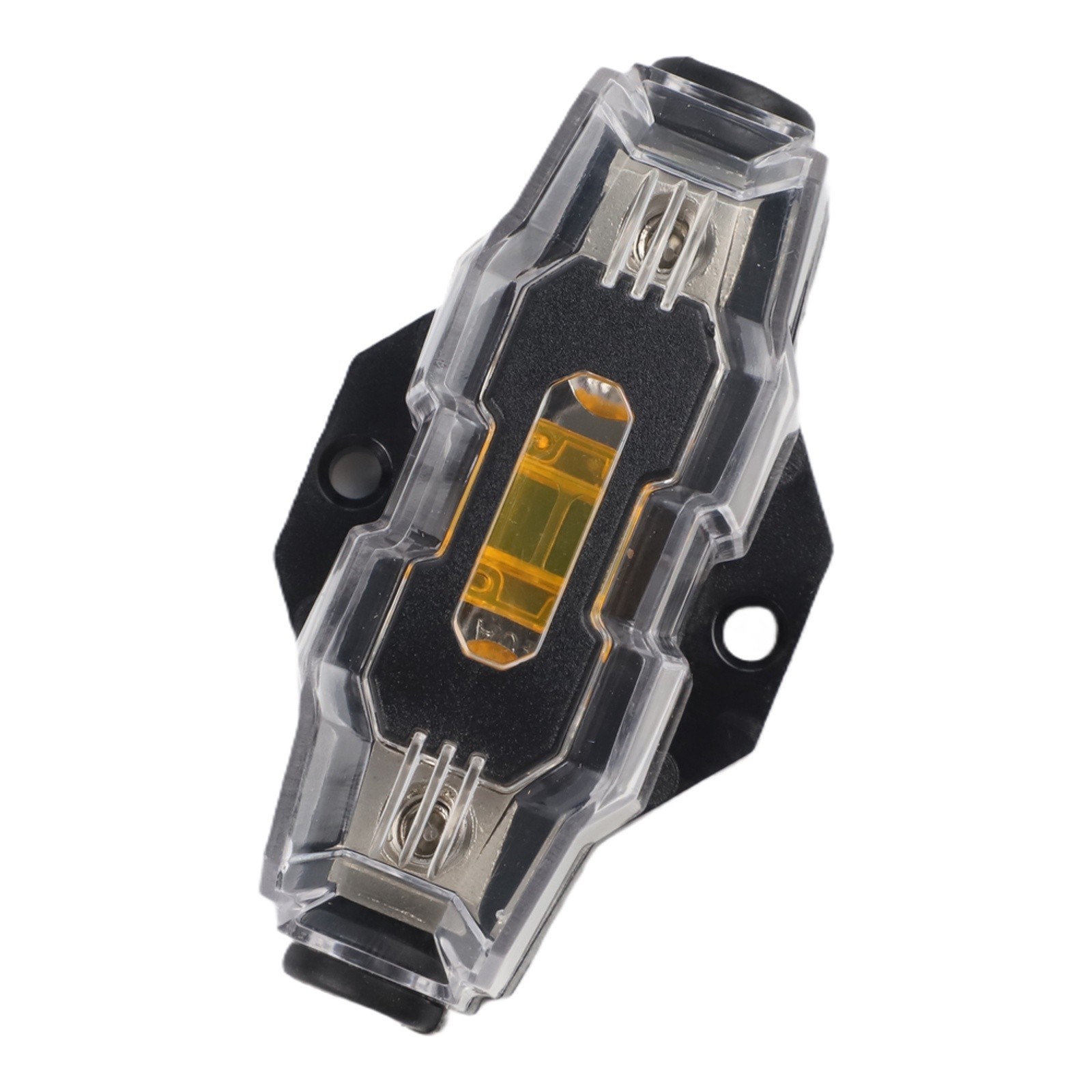 Brass Fuse Holder 40A with High Temperature Polycarbonate Base for Amplifiers