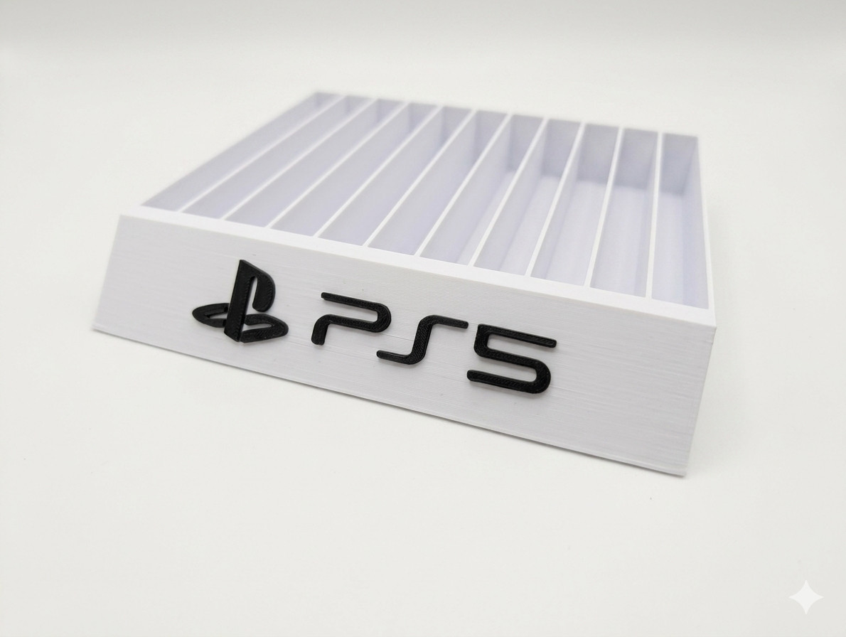 11 Game PS5 Game Case Holder Playstation 5 Storage Tray Display 3d Print PLA