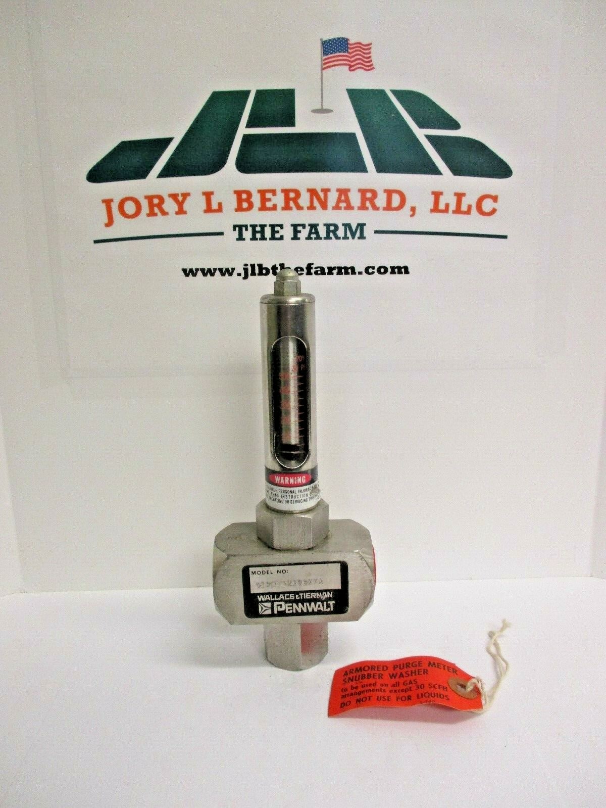 WALLACE & TIERNAN, ARMORED PURGE METER, 5120M12113XXA, 1/2" FNPT