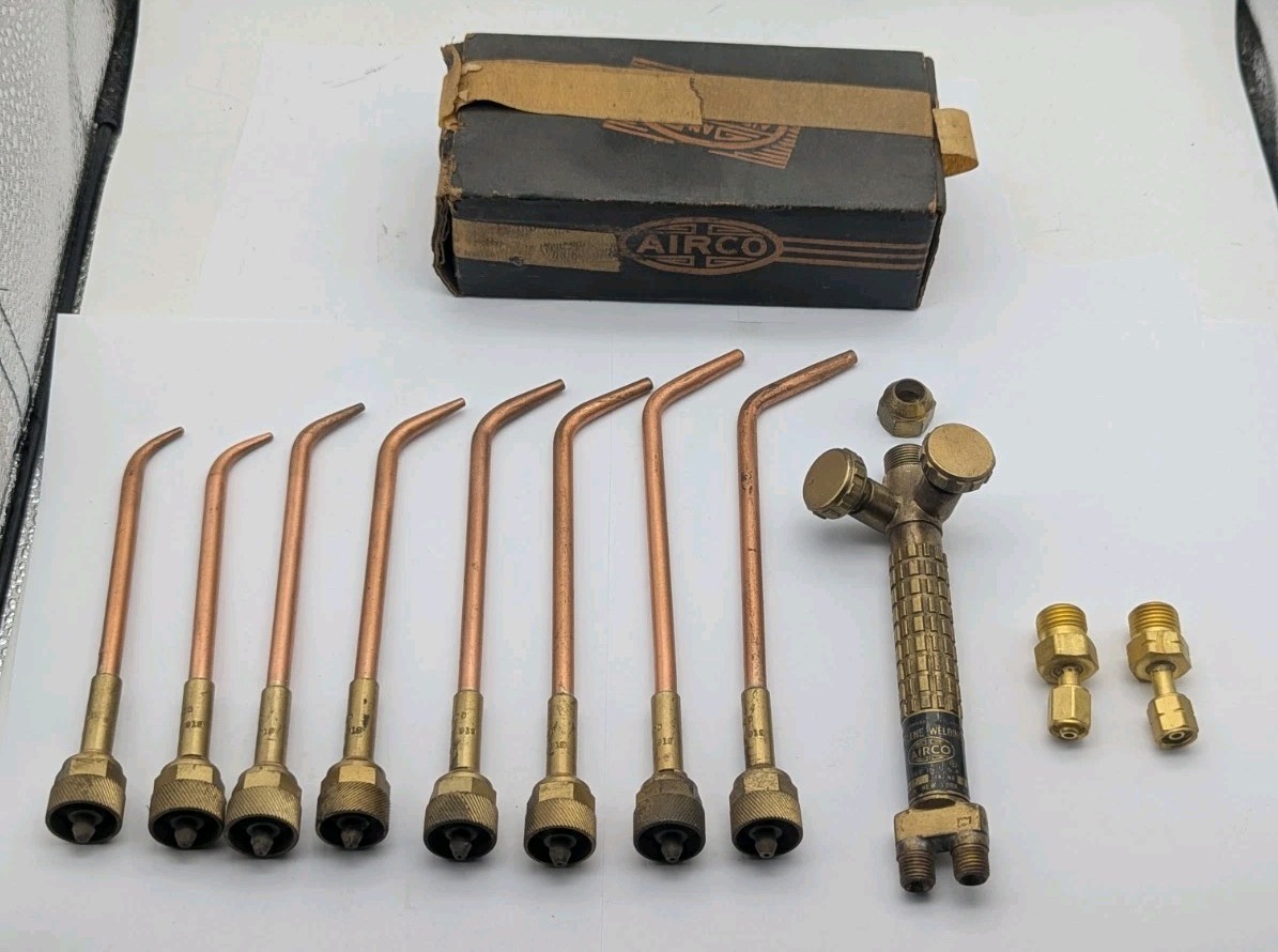Airco 818 0400 Welding Brazing Torch New York USA VINTAGE JEWELER AIRCRAFT GLASS