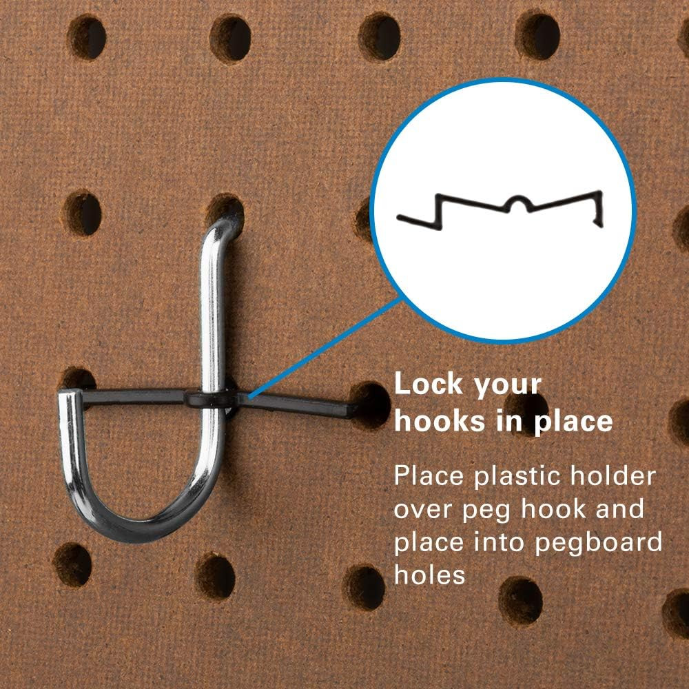51 Piece Peg Board Hook Set, Multi-Tool Rack Increases Garage Storage, Workbench