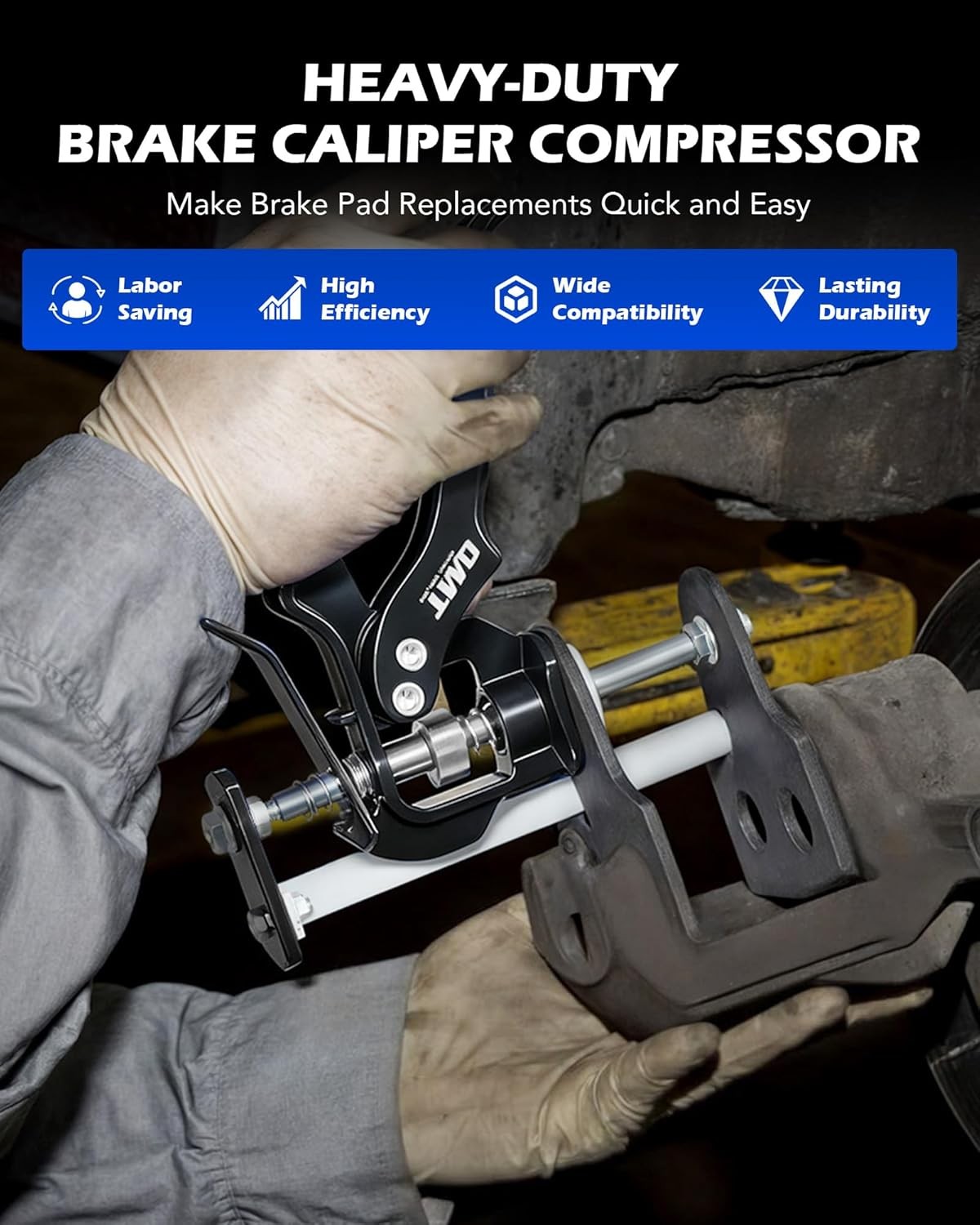 Single Dual Quad Piston Brake Caliper Compressor Tool Set Brake Pad