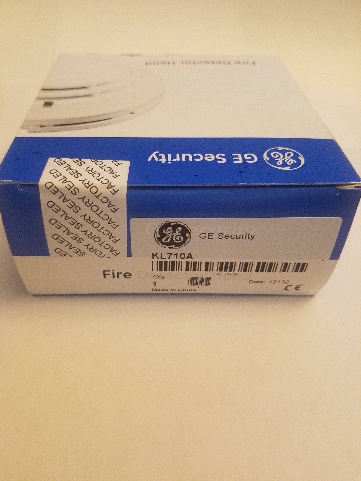KILSEN - GE SECURITY ANALOGUE THERMAL DETECTOR KL710A w/KZ700 BASE