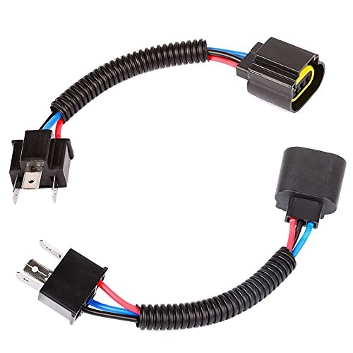 9003 H4 Male to H13 9008 Female Socket Connector Adapter Pigtail Wiring