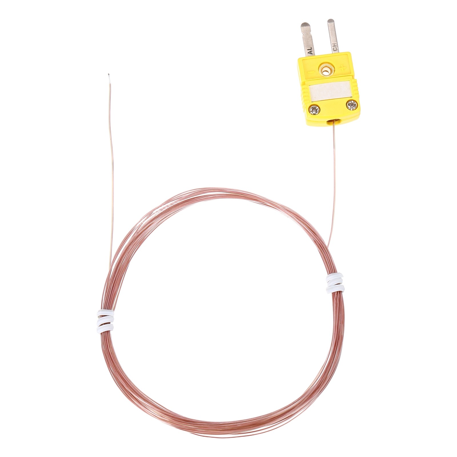 K Type Thermocouple, -40C~260C(-40F~500F) 0.127mm OD 4 Meter Long