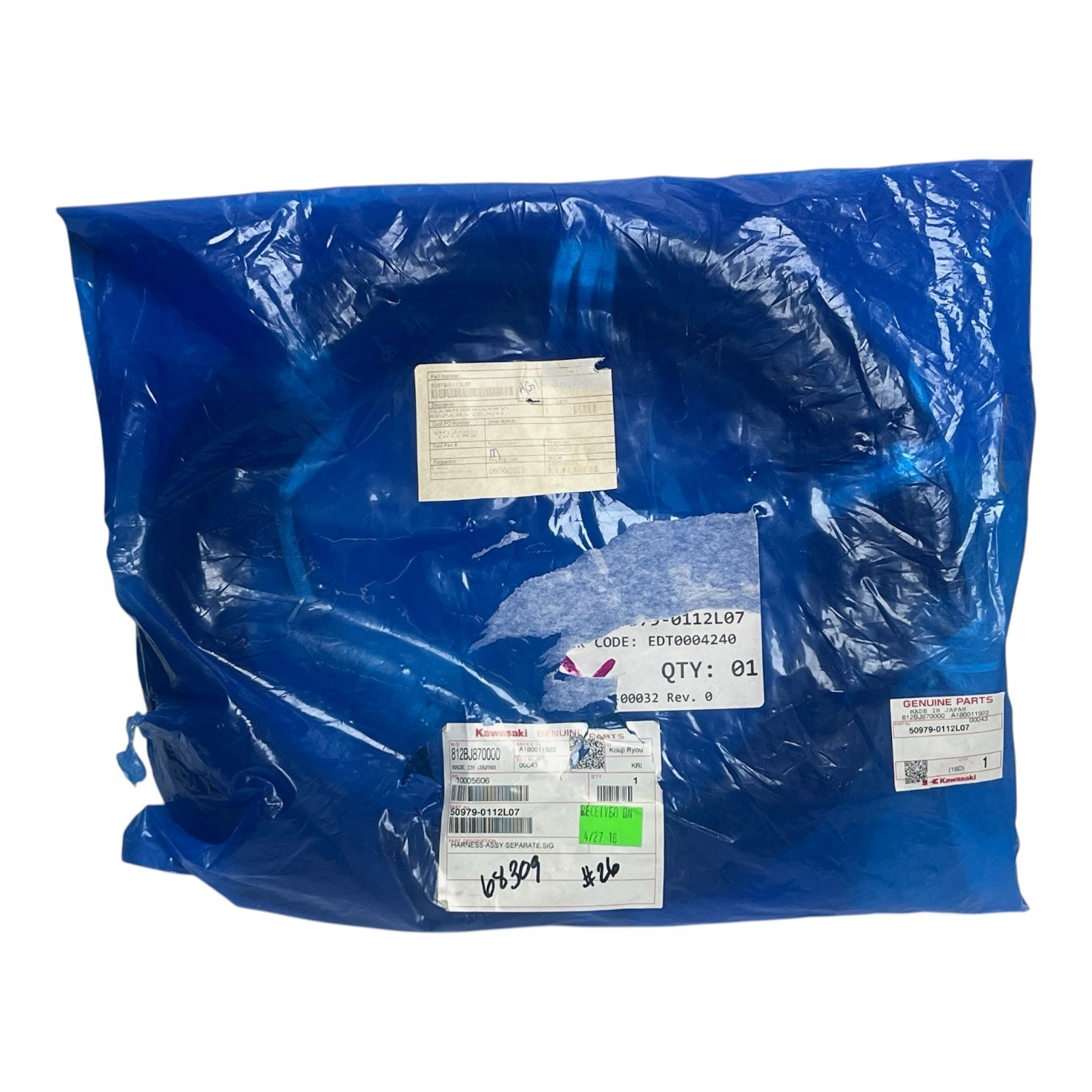 Kawasaki Robotics 50979-0112L07 Internal Wiring Harness Genuine New In Plastic