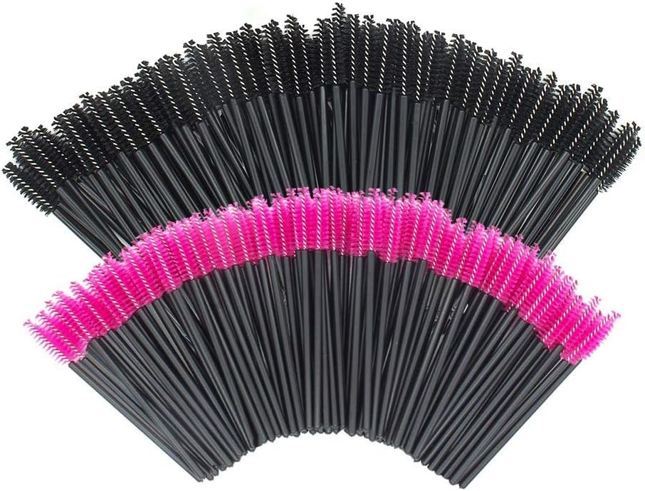Disposable Eyelash brush Mascara Wands Spoolies for Eye Lash Extens,