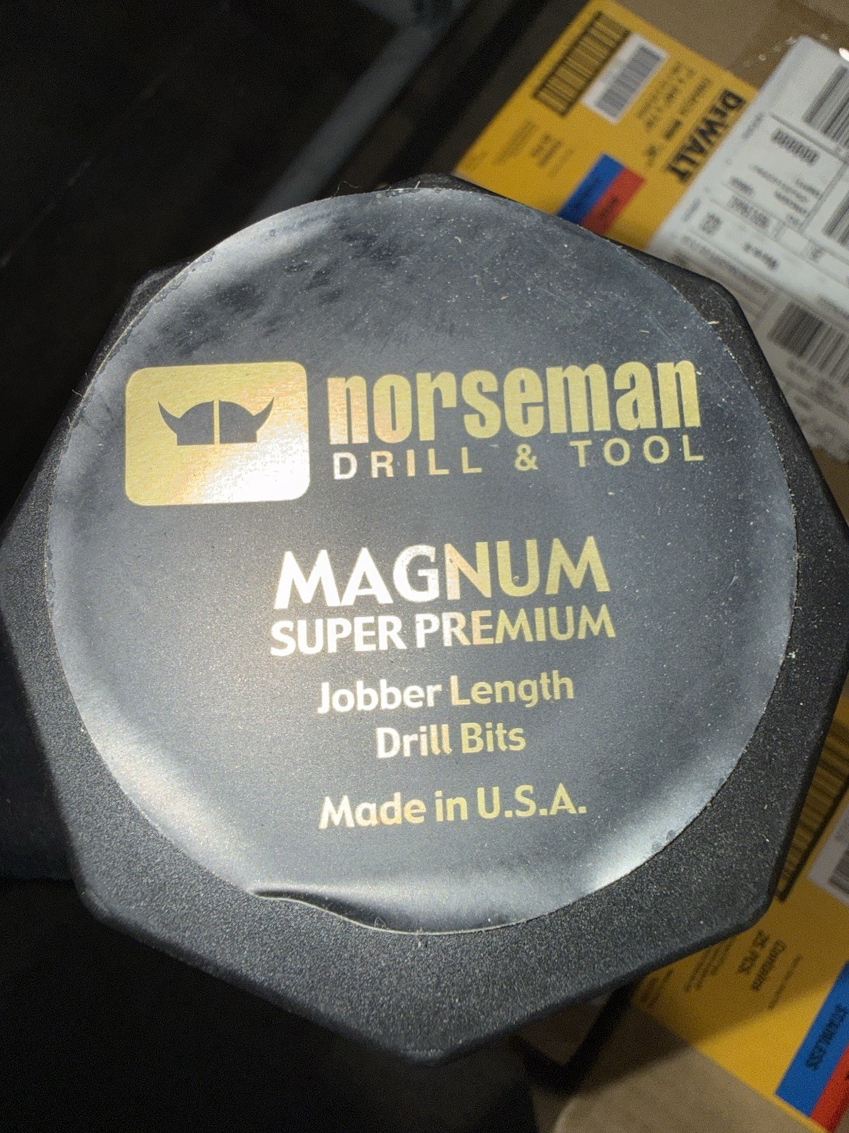Norseman Magnum Super Premium High-Speed Steel Drill Bit Set Black Gold