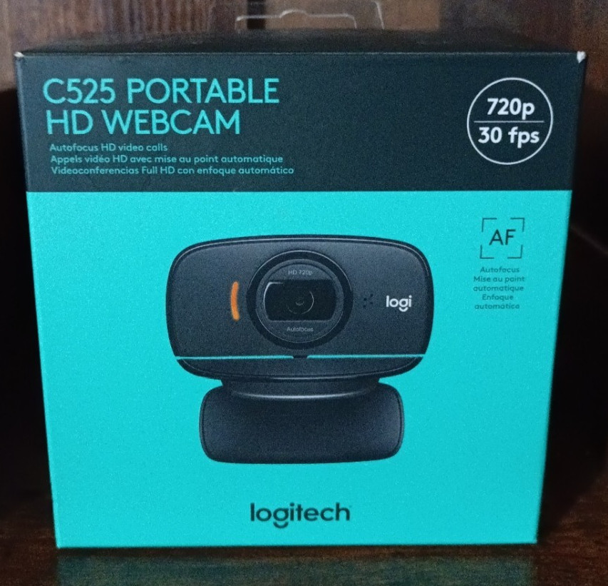 Logitech C525 HD 720P Webcam New Open Box