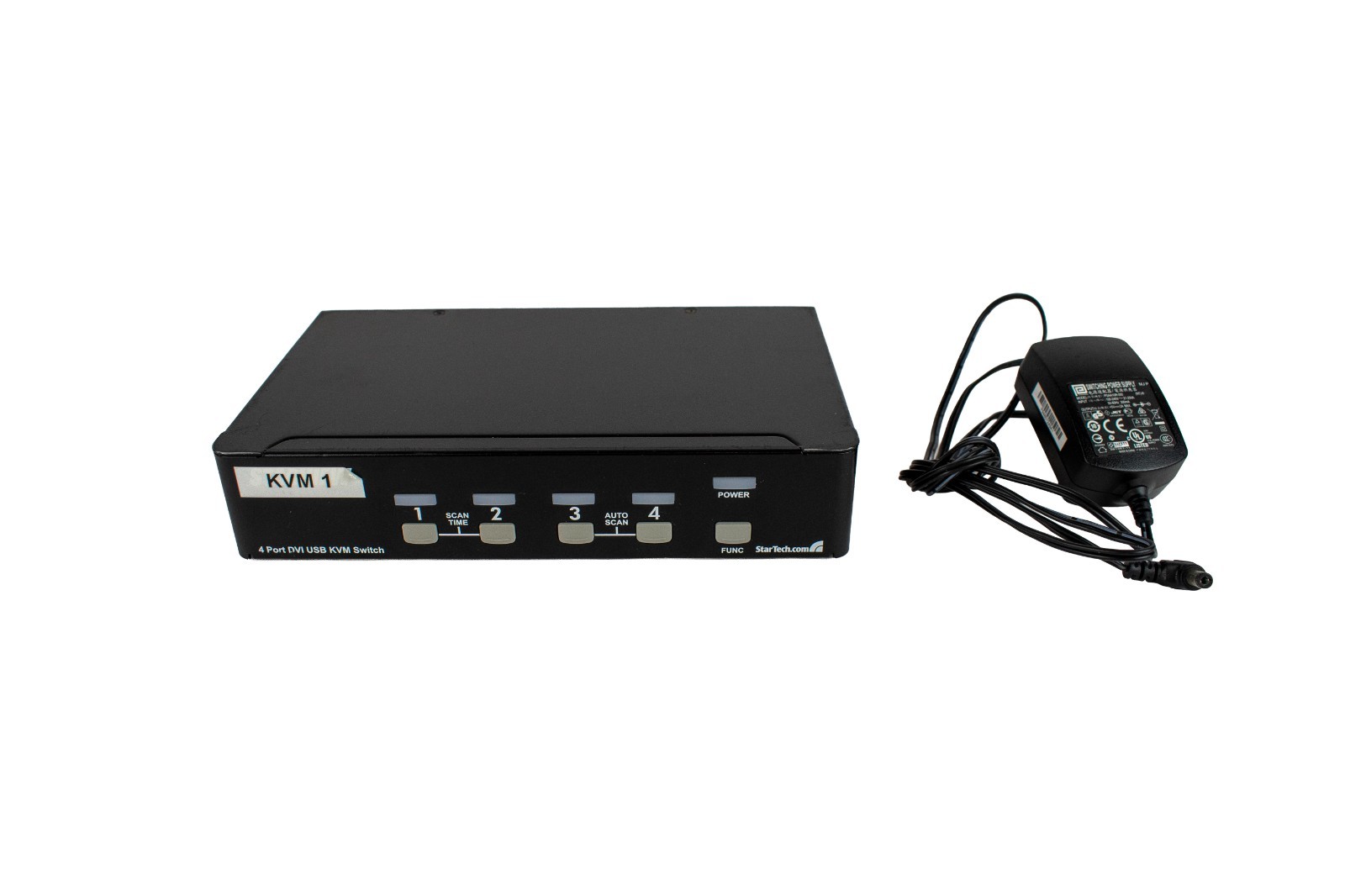 StarTech SV431DVIUA 4-Port DVI USB KVM Switch with Audio and USB 2.0 Hub Tested