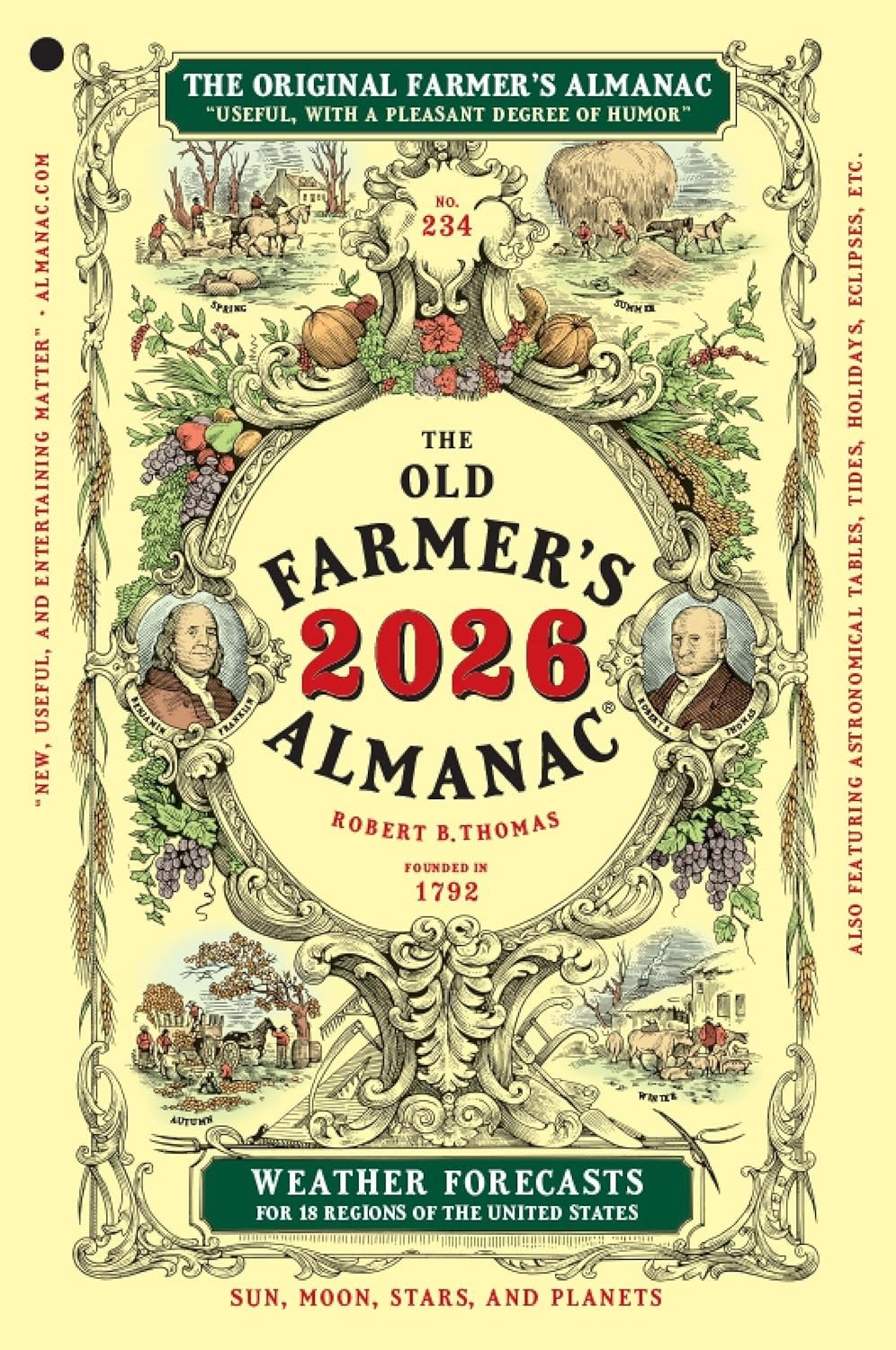 The 2026 Old Farmer's Almanac Paperback by Old Farmer's Almanac